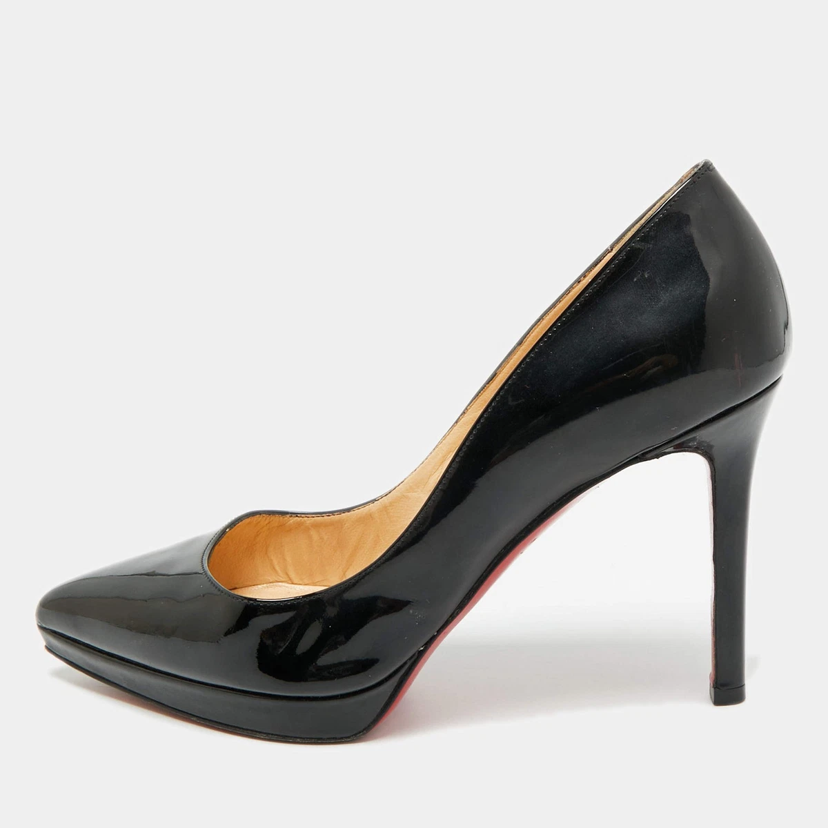 ルブタン ピガールプラトー120 黒エナメルとJIMMY CHOO ルブタン ピガールプラトー120 黒エナメルとJIMMY CHOO Christian
