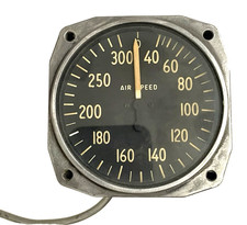 BENDIX AVIATION CORP PIONEER DIV C-14 Air Speed Indicator Gauge Aircraft 300 mph