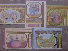 5 Hunkydory Adorable Scorable Golden Oldies A5 card topper cards