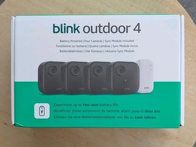 Blink Outdoor Cam 4. Gen (Neueste Version) 4er Set Sicherheitskamera Smart Home