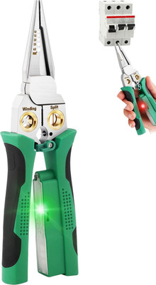 8 in 1 Wire Strippers with Voltage Tester, Wire Stripping Tool, Cable Cutters wi