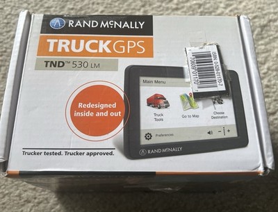 RAND McNALLY IntelliRoute TND 530 5'' Truck GPS Bundle -broken Screen .parts