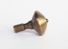 Brass Spinning Top: Antique Finish, Long Spin Time