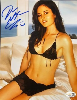 DANICA MCKELLAR SEXY SIGNED 8X10 PHOTO "THE WONDER YEARS" JSA COA METALLIC