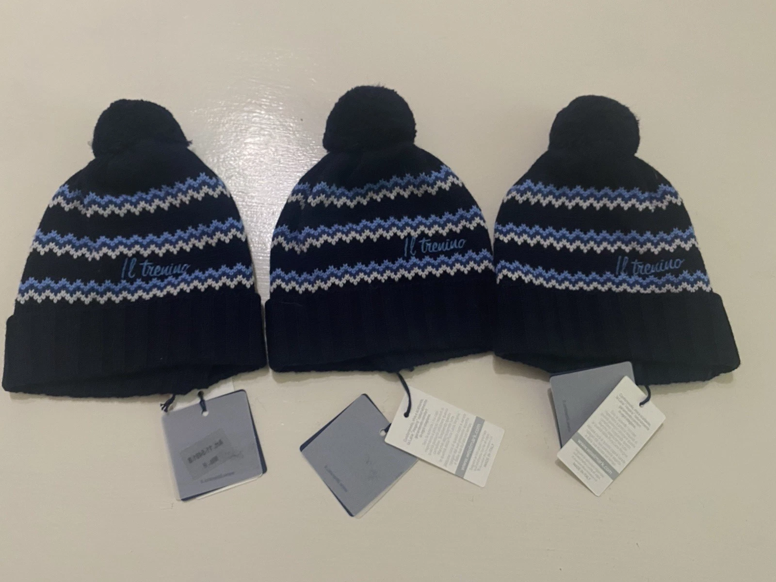 IL Trenino Kids Beanie Lot of 3 size 2. NWT