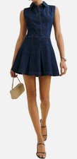 Reformation Women's Blue Arella Denim Minidress Size 2
