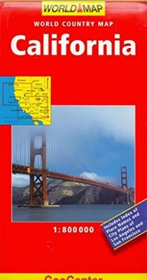California GeoCenter World Map, Mairs