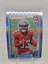 2025 Panini Donruss Optic - Rated Rookie Tez Johnson #231 Holo Prizm (RC)