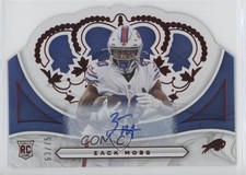 2020 Panini Chronicles Crown Royale Red Rookie 63/75 Zack Moss #CR-22 Auto 07d9