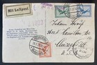 1928 Germany Graf Zeppelin LZ127 Flight Airmail Postcard Cover to Chicago iL USA — photo 2