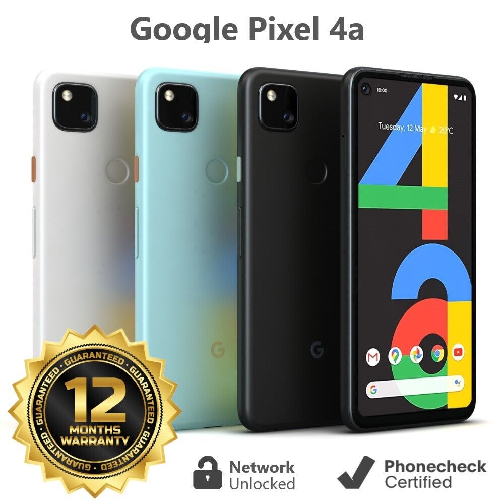 Google Pixel 4a G025J - 128GB - Just Black (Unlocked