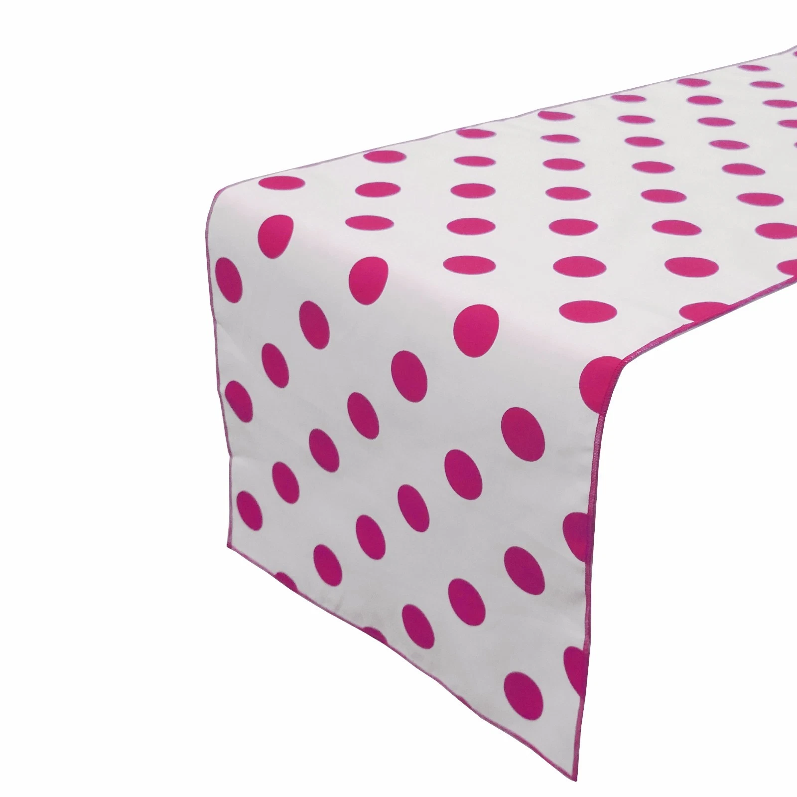Poly Cotton Polka Dots Table Runner for Kitchen Dining Room Home Decor