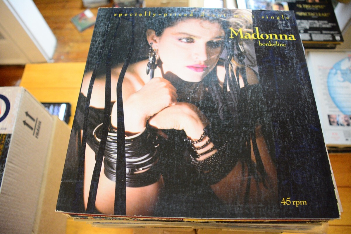 美盤　マドンナ　Borderline / Lucky Star　カナダ盤 12” 美盤 マドンナ Borderline / Lucky Star カナダ盤 12”