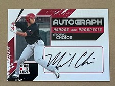 2011 ITG Heroes and Prospects MICHAEL CHOICE on-card AUTO     Oakland Athletics