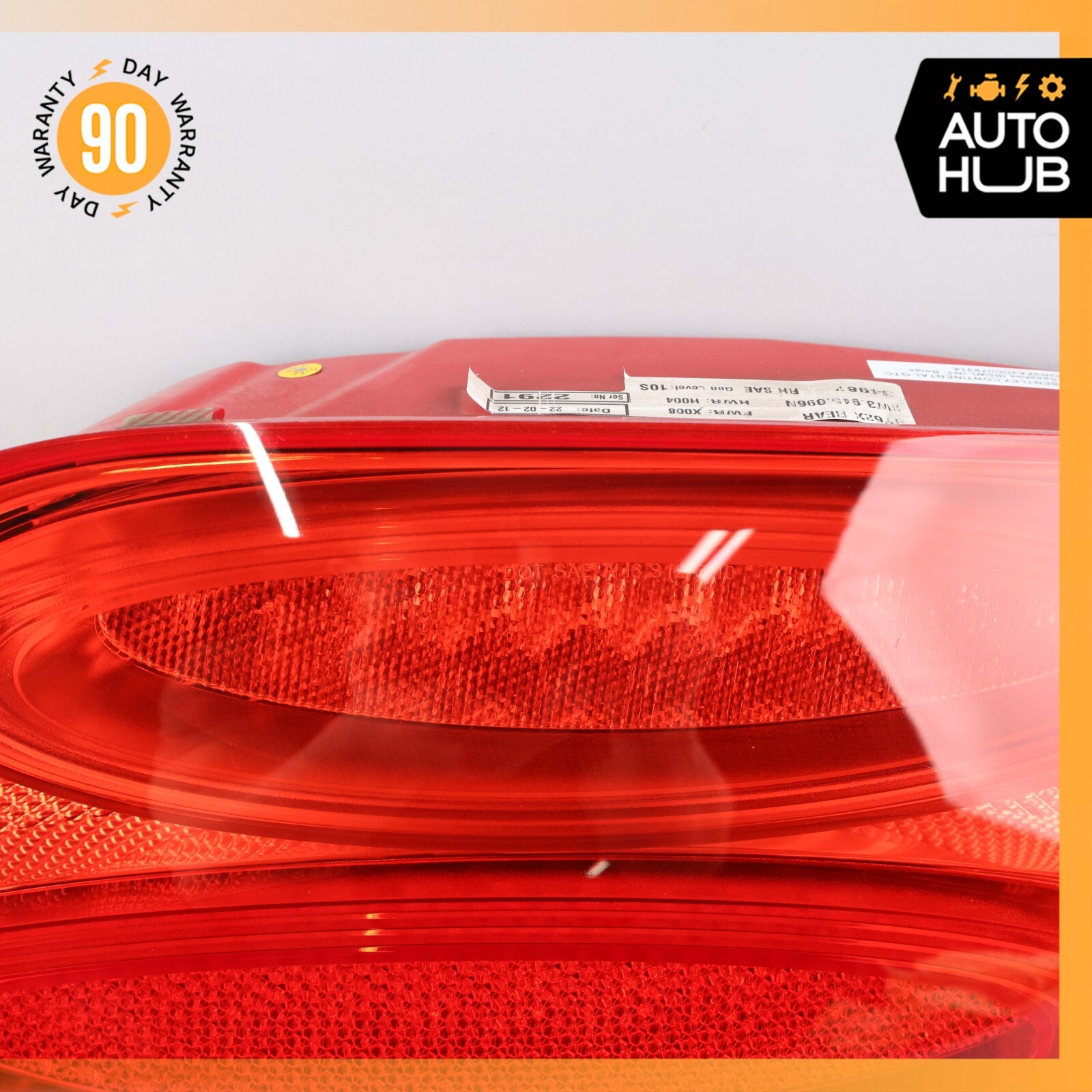 12-13 Bentley Continental GTC GT Right Passenger LED Tail Light Lamp OEM 71k