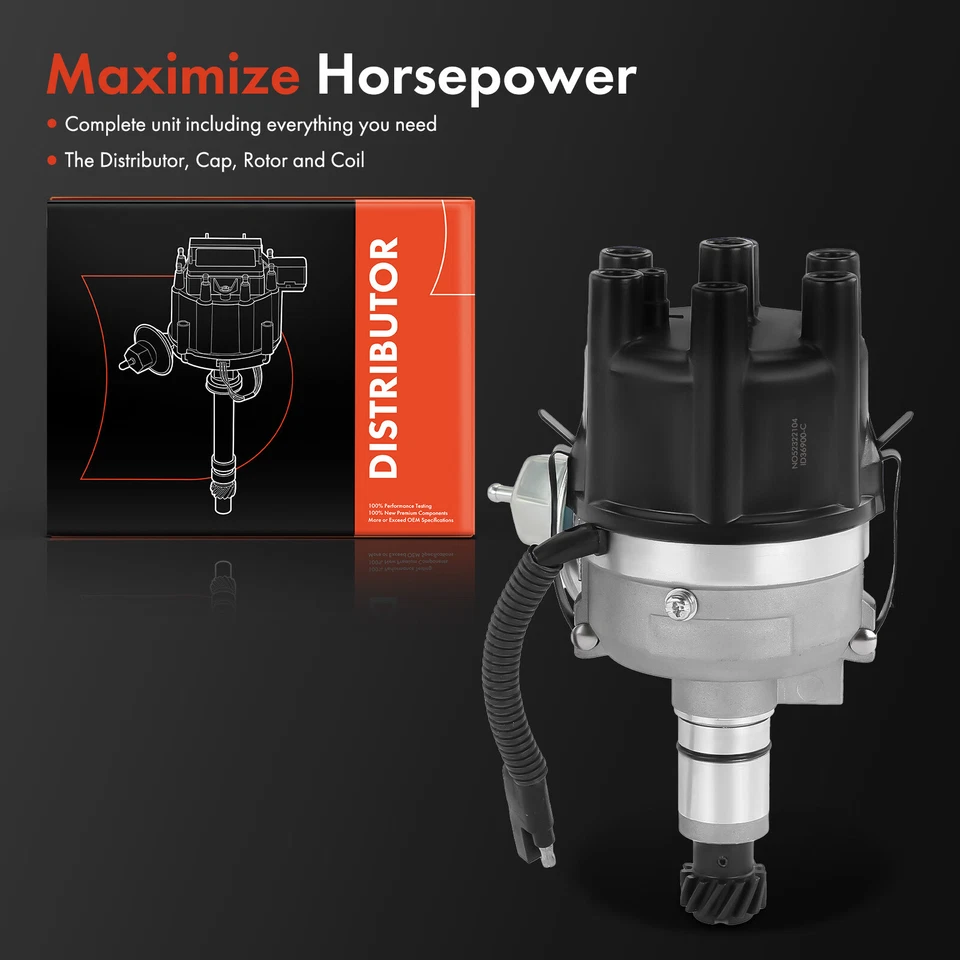 Distribuidor de encendido con tapa y rotor para Chrysler Town & Country Dodge Plymouth Foto 2 de 4