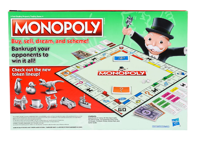 モノポリー　確認用 Original Genuine Hasbro Monopoly Classic Edition Family