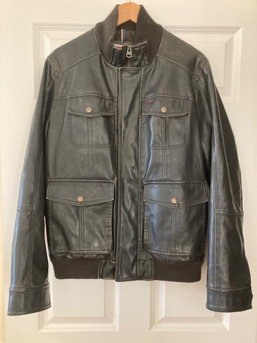 Men's LEVIS Faux Leather Trucker Jacket 