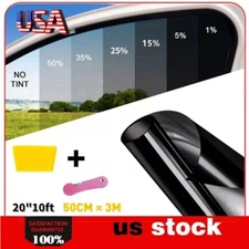 Uncut Roll Window Tint Film 15% VLT 20"x10'ft Feet Car Home Office Glass 10ft US