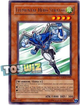 YuGiOh GX Champion Pack: Game 6 Rare Elemental Hero Stratos Cp06-en009