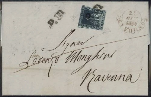 Francobolli italiani dell'antico stato di Toscana