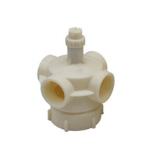 1PC Cooling Tower Sprinkler Head 57.8mm Inlet Diameter 2" 4 Hole Vanes ABS Beige
