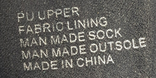 NEU Schwarz Nieten Stiletto Stiefel Geometrischer Absatz Größe 7,5 Kunstleder - Bild 12 von 13