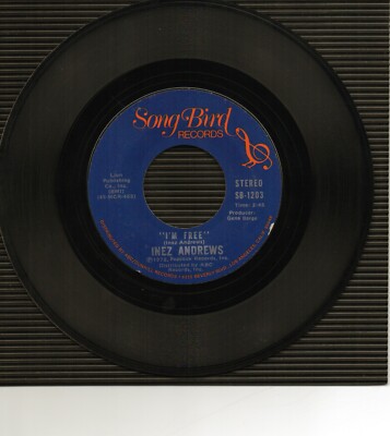 Gospel - Inez Andrews - I'm Free / Lord Don't Move The Mountain NM