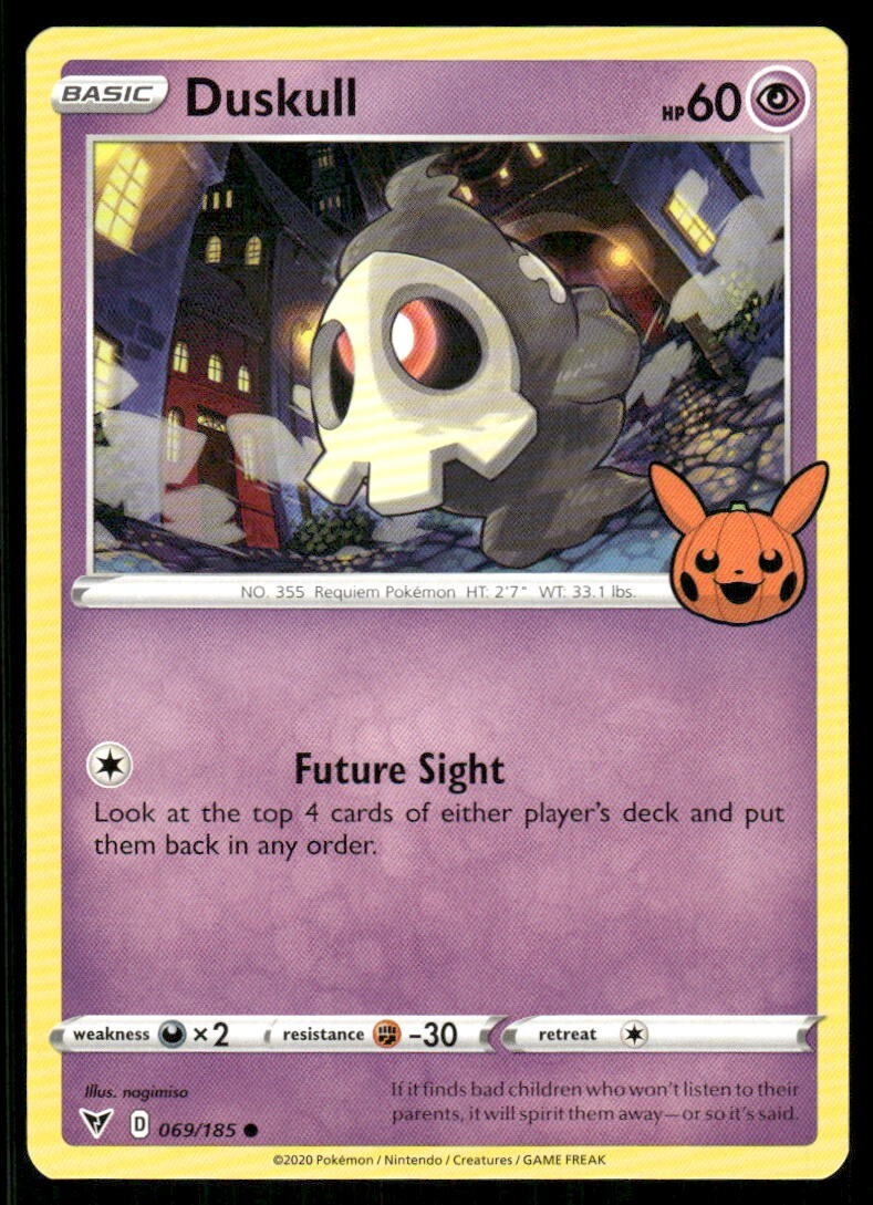 Pokemon Trick or Trade Duskull 69/185 TCG Trading card