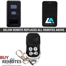 Liftaway LA234 Black Buttons Aftermarket Garage Door Remote 433MHZ