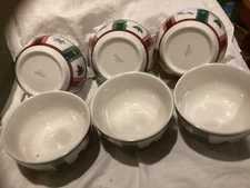 6 New Pfaltzgraff "Snow Bear" Christmas Soup/Salad/Cereal Bowls