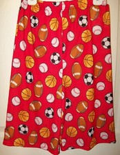 Baseball Basketball Football Sleep Shorts PJ Pajama Bottoms Boys Size 6 / 8 NWT