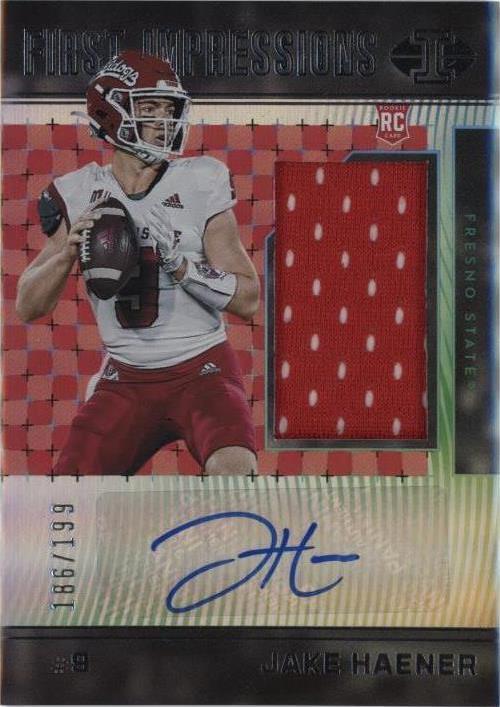 2023 Panini Chronicles Draft Picks Jake Haener #II-JH - 1 of 2