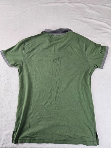 Puma Boys TShirt Size M Dark Green Logo Short Sleeve Campeones - Picture 4 of 8
