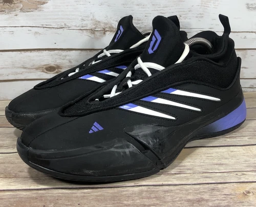 Adidas Dame 9 JI1938 Basketball Shoes Mens Size 10.5 Athletic Black Blue