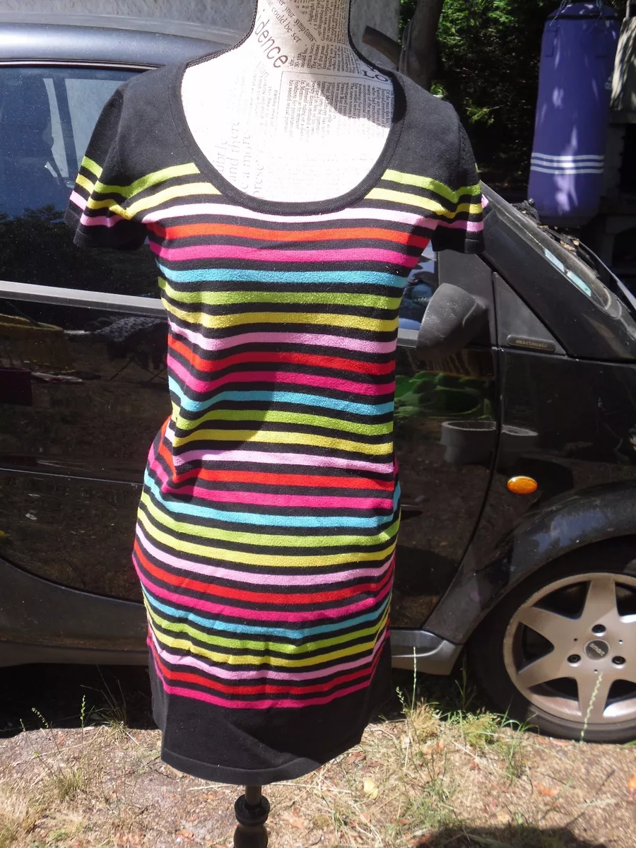 Robe tunique ray e multicolore femme LITTLE MARCEL taille M eBay