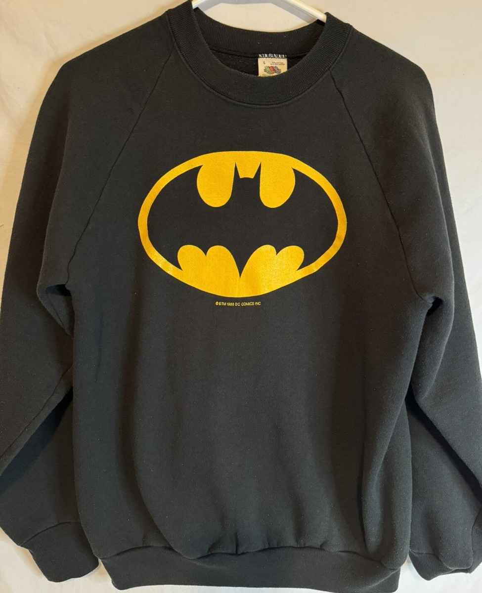 Vintage 1988 Batman DC Comics Crewneck Sweatshirt Men's Size L