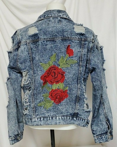 THRILL Denim Cropped Jean Jacket 