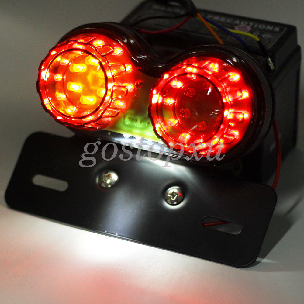 Clignotants Moto Powy Clignotant Leds Avec Feu Stop Intégré Led Rouge -  Satisfait Ou Remboursé 