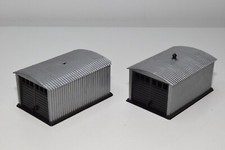 B46 1:55 ?? SIKU KUNSTSTOFF GRAU GARAGE 2X EXC. ZUSTAND.