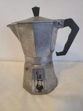 Vintage Bialetti Crusinallo Moka Espresso 8 Cup Coffee Maker Made in Italy