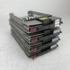 Lot of 4 Genuine HP ULTRA320 3.5" SCSI 289241-001 HDD Caddy Trays 36.4GB 15K RPM
