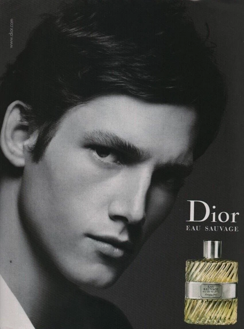 Publicité papier Parfum. Perfume ad. Dior Eau Sauvage 2003 France 