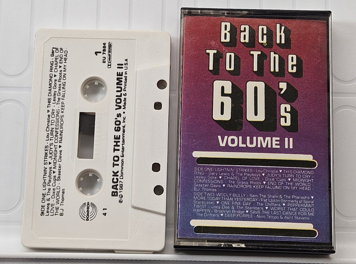 BACK TO THE 60's Vol 2 (Cassette, 1987, Dominion) BU 7884 | eBay