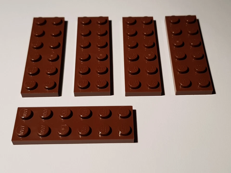 LEGO® 5 x 3795 Platte 2 x 6 rotbraun 4211247 (GB) Reddish Brown Star Wars