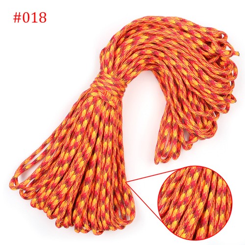 Cuerda fuerte Paracord 50 100 pies 7 hilos cable de núcleo 550 paracaídas Bushcraft senderismo - Imagen 39 de 189