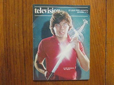 September 13, 1981 St. Louis Post-Dispatch TV Magazine(MR.  MERLIN/CLARK BRANDON