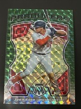 Juan Soto 2021 Panini Mosaic Baseball Producers GREEN MOSAIC PRIZM INSERT No. P6
