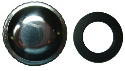 GAS CAP 30mm Chrome Step Thru Mopeds Fits Some Tomos Puch Garelli + more