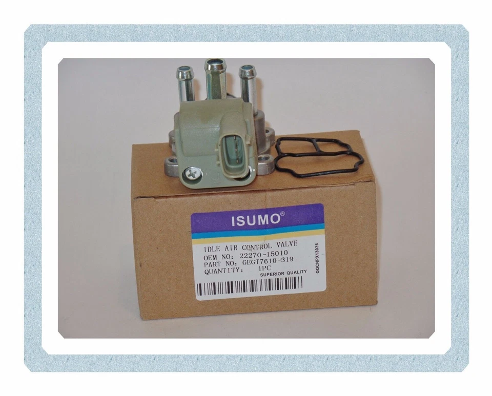 Válvula de control de aire de ralentí con conector se adapta a: Asuna Geo Prizm Toyota Celica Corolla Foto 4 de 4